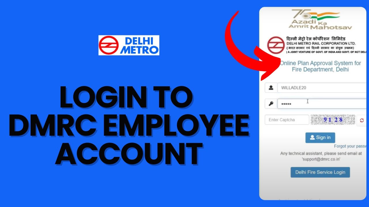 How to Login to DMRC Employee Account 2024?