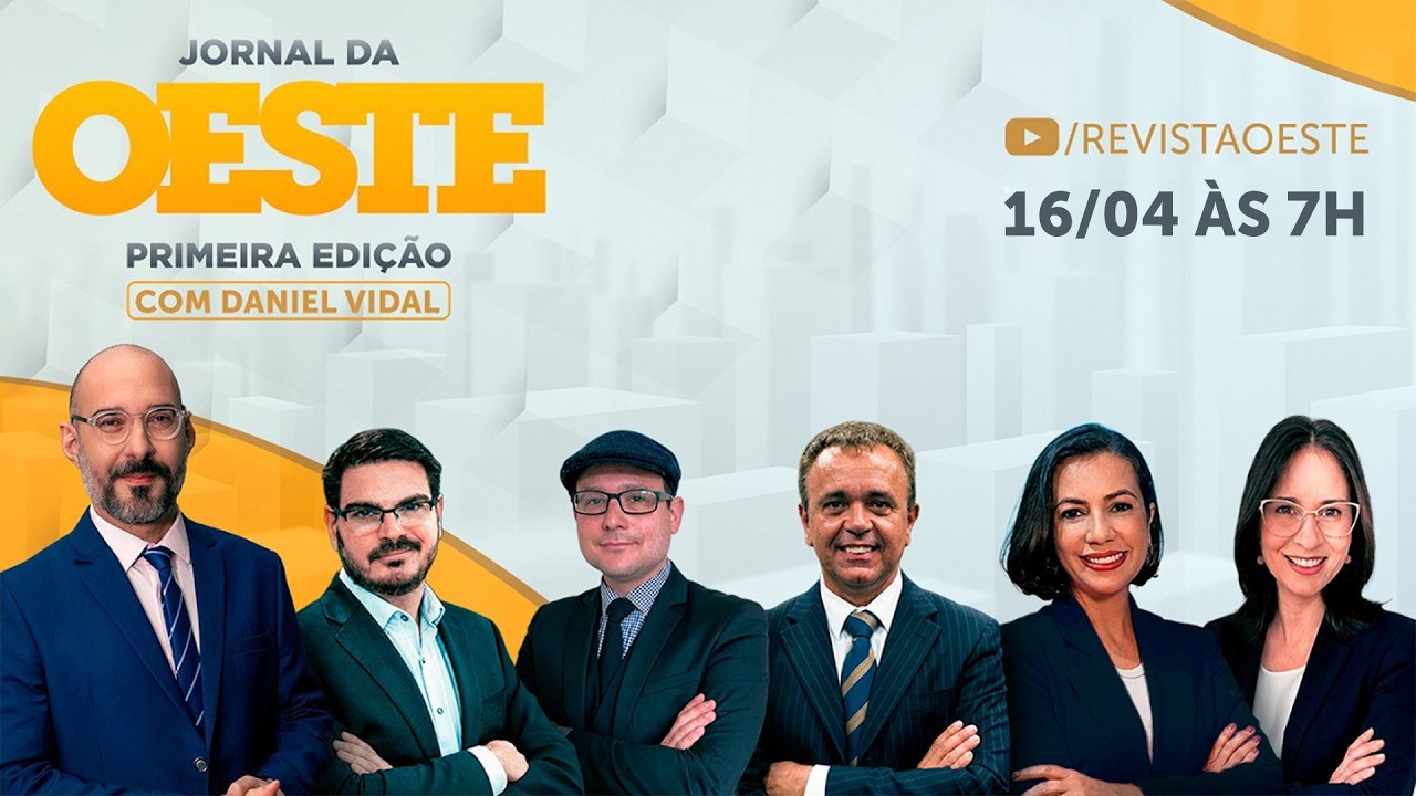 JORNAL DA OESTE PRIMEIRA EDI&Ccedil;&Atilde;O, COM DANIEL VIDAL - 16/04/26