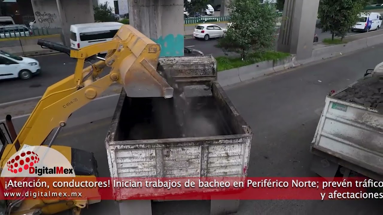 &iexcl;Atenci&oacute;n, conductores! Inician trabajos de bacheo en Perif&eacute;rico Norte; prev&eacute;n tr&aacute;fico