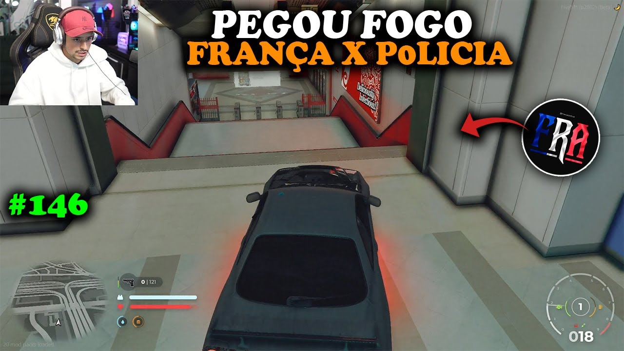 PEGOU FOGO FRANÇA X P0LICIA DO CDA! CONNOR DISFARÇADO DE P0LICIA! EP 146