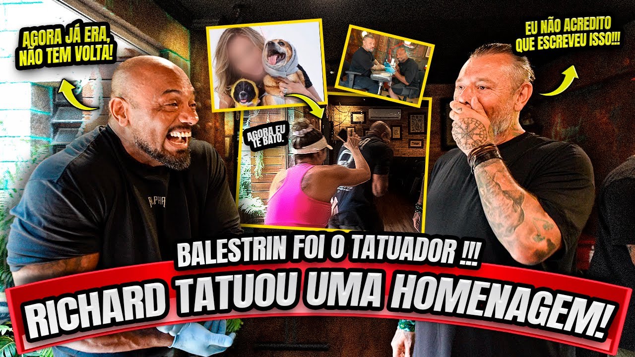 BALESTRIN TATUOU O RICHARD RASMUSSEN - ELE NÃO DEVERIA TER FEITO ISSO!!!