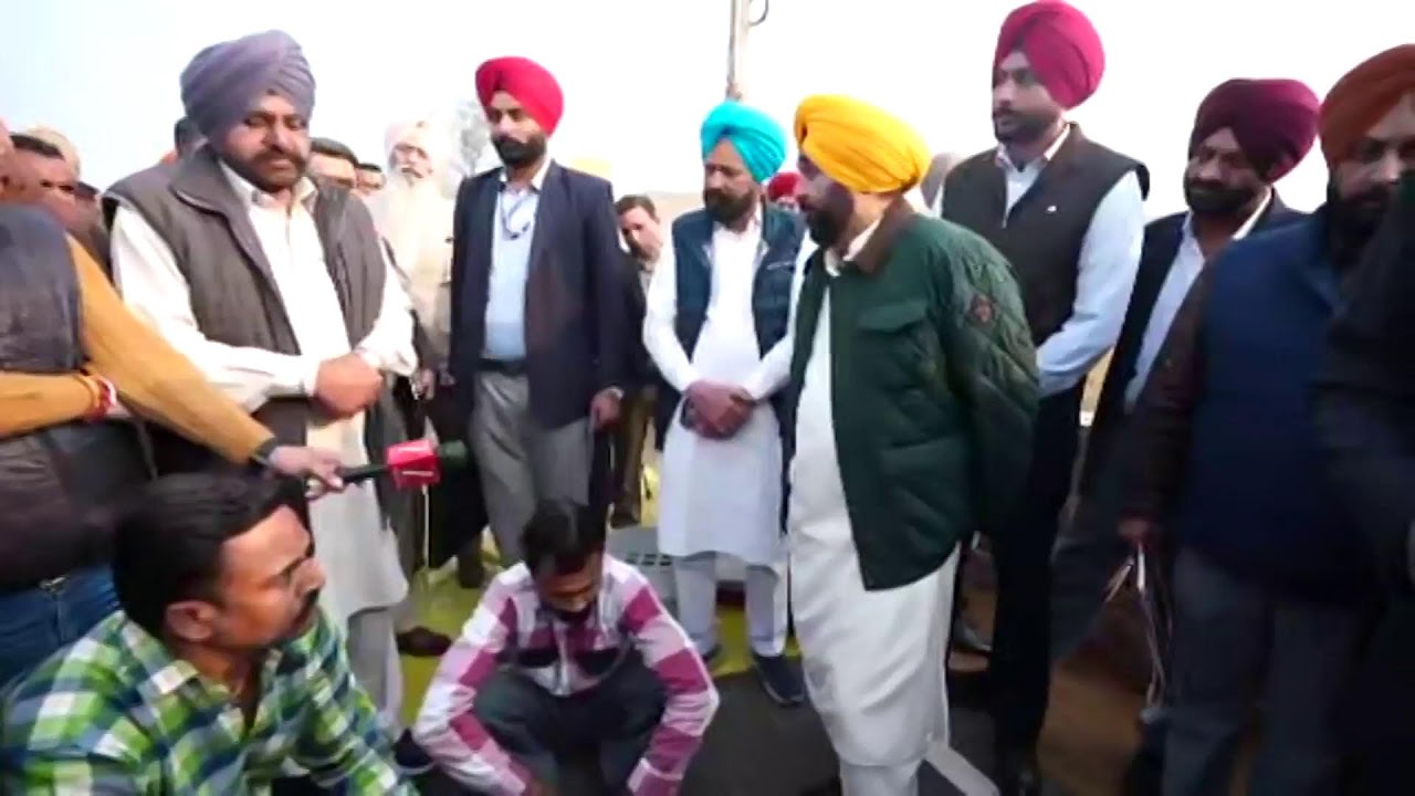 [Live] CM Bhagwant Singh Mann inspecting newly constructed Sirhind Patiala road.