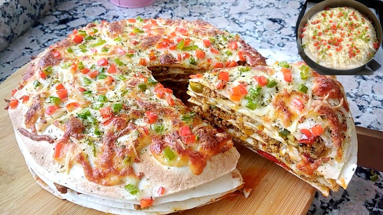 وجبة أو فكرة جد بسيطة وسريعة في دقائق للعشاء👌بذون عجن ولا ذلك 🤔لذيذة بزااف متشبعوش منها
