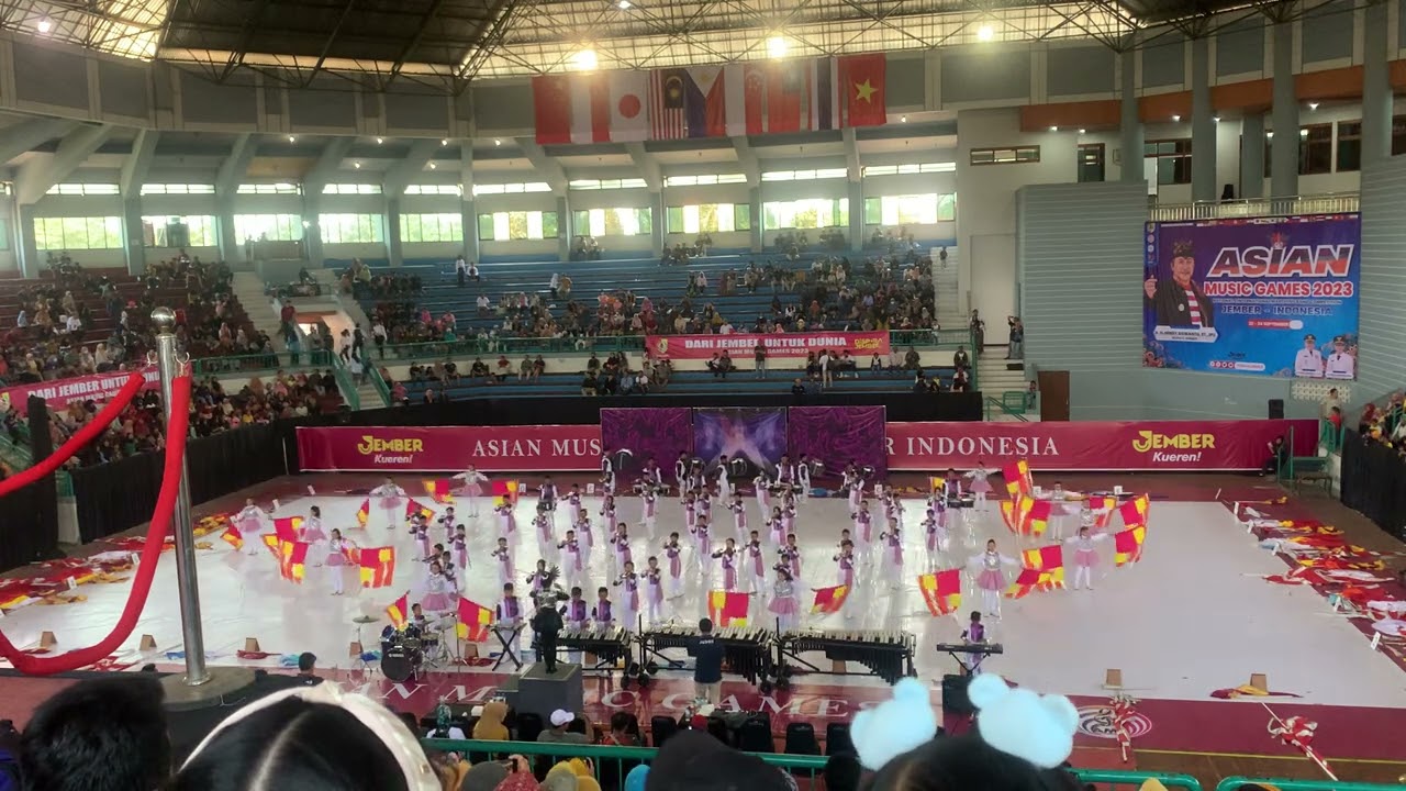 Asian Music Games 2023 - MB Pelangi Nada SDN Jember Lor 01 - Field Show Competition