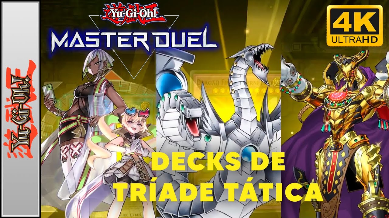 Yu-Gi-Oh! Master Duel - Decks de Tríade Tática (Modo Solo) Gameplay 4K 60FPS