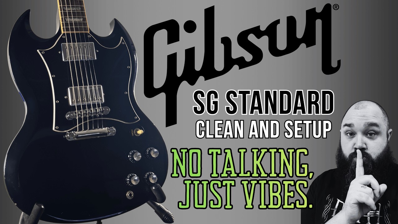 Gibson SG Standard - Clean 'n' Setup (No Talking)
