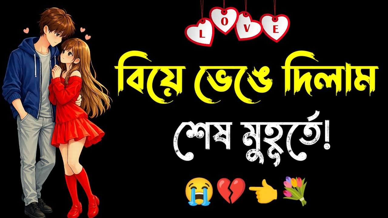 sad love story bangla | emotional Shayari | duet voice bangla | heart touching video