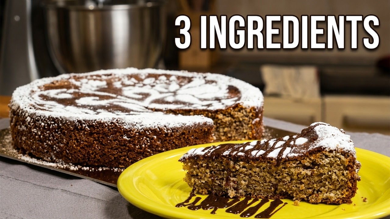 3 Ingredient Cake That Tastes Like a Masterpiece