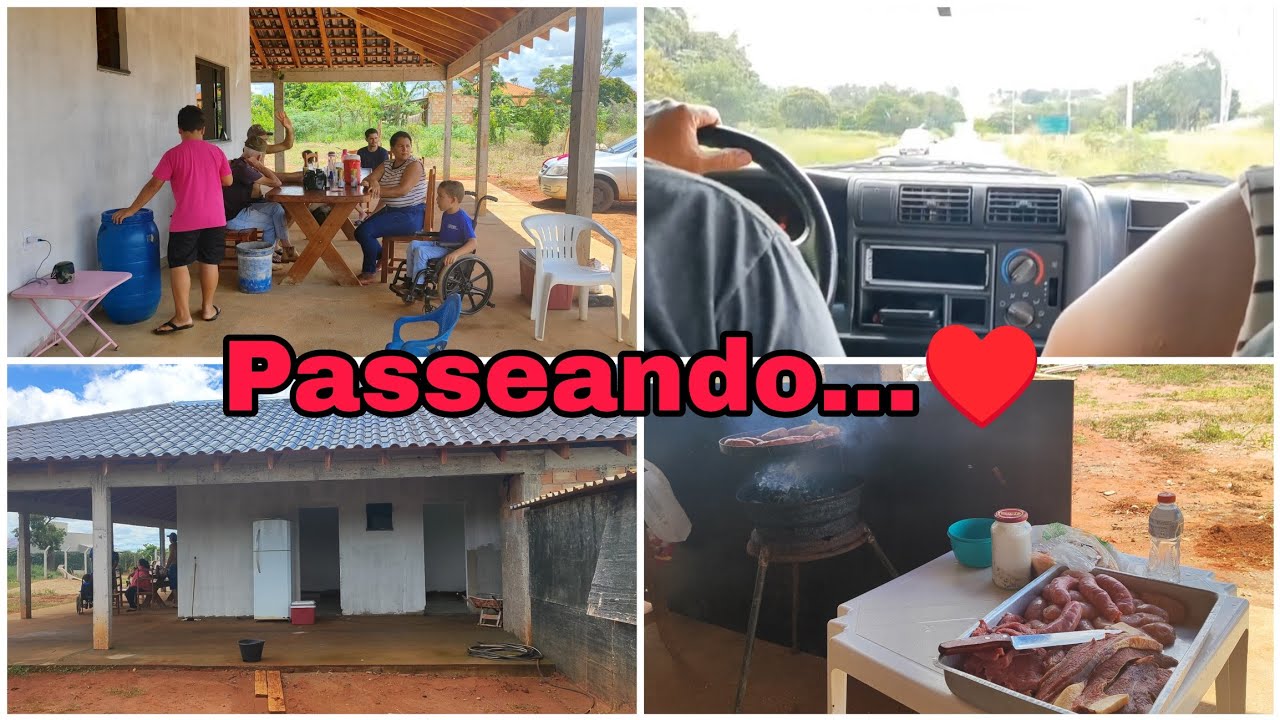 Nosso domingo passeando...♥️