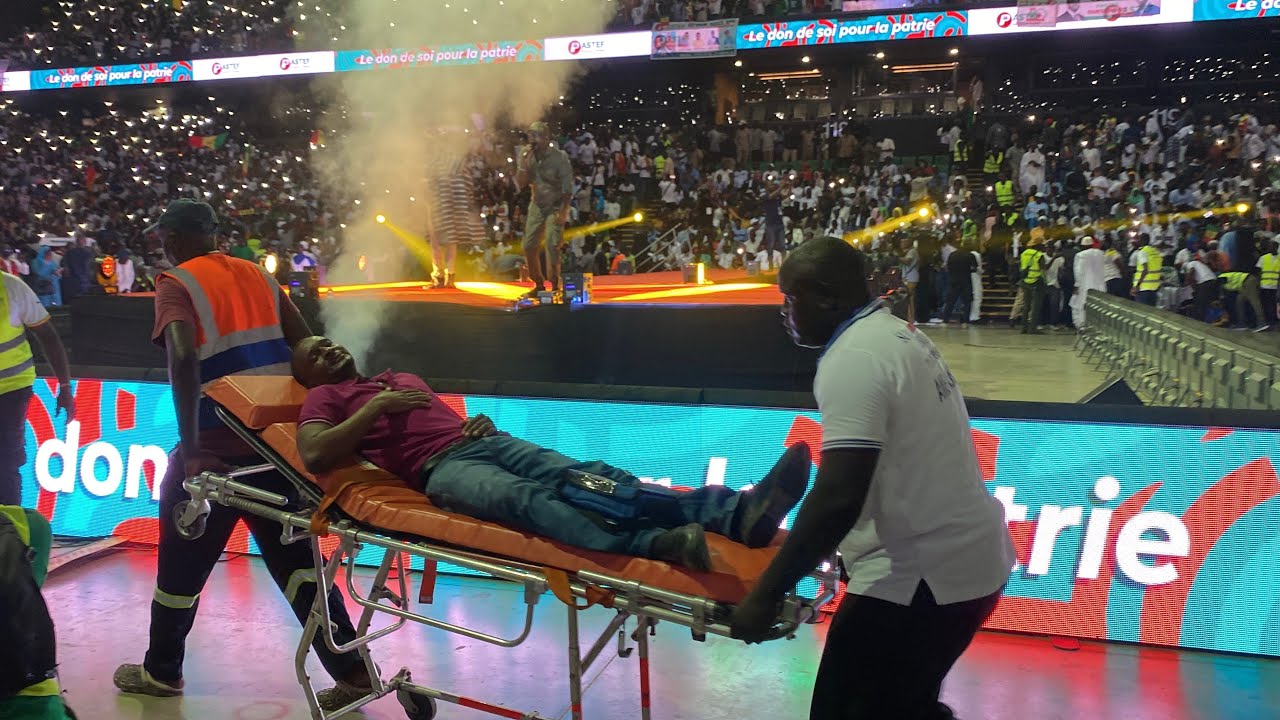 Dakar Arena : l'entrée explosive de Ousmane Sonko , Des gens tombent en tranches 