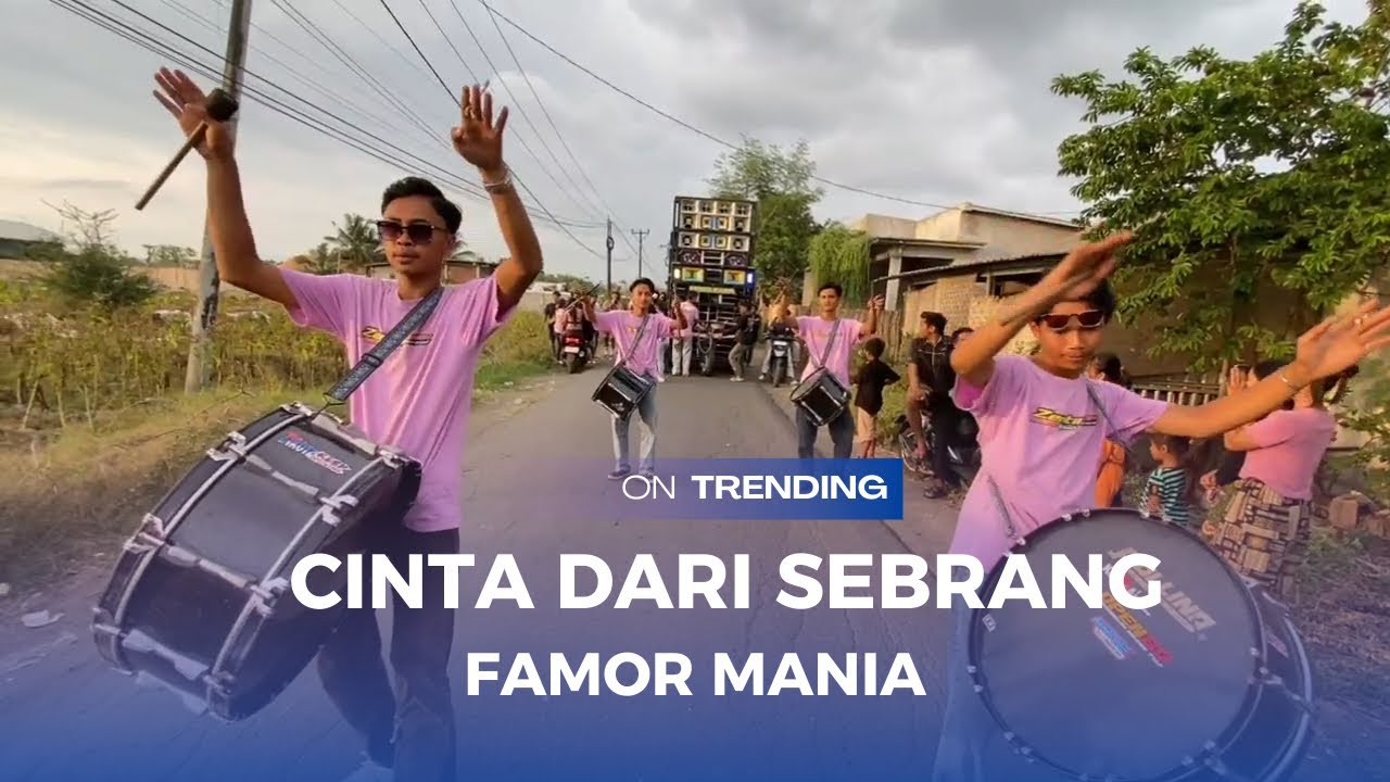 CINTA DARI SEBERANG cover FAMOR MANIA