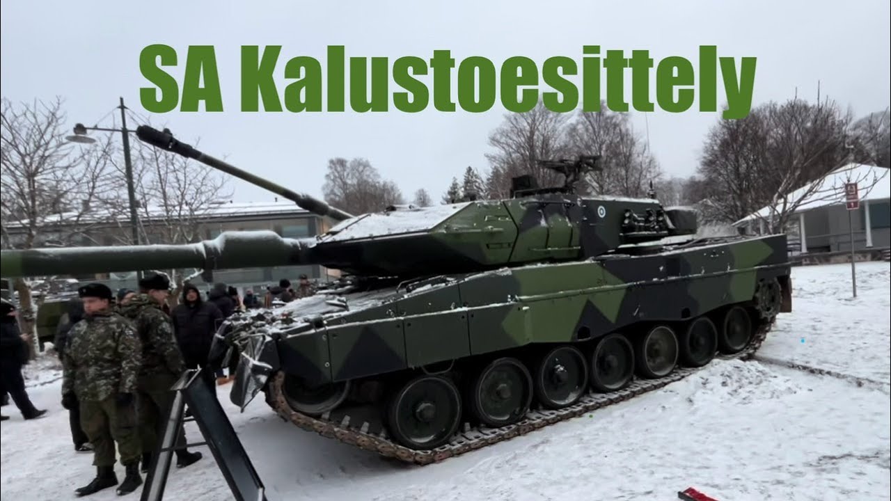 Puolustusvoimien kalustoesittely ennen valtakunnallista paraatia | Lappeenranta 6.12.2024