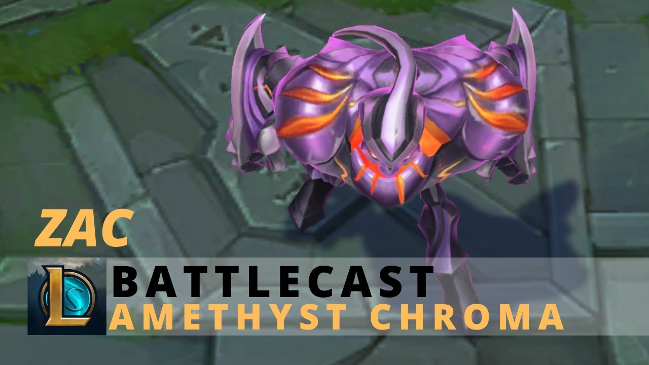 Battlecast Zac Amethyst Chroma - League Of Legends