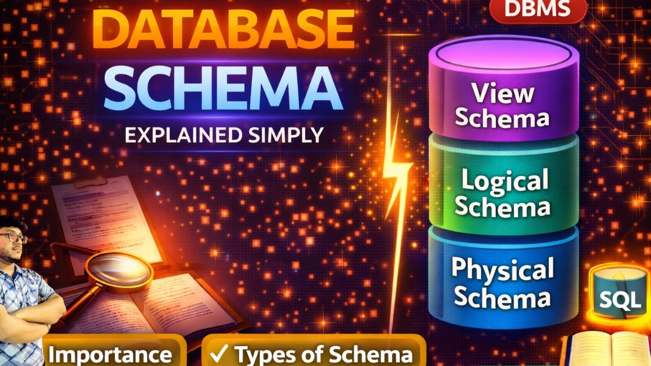 Database Schema in DBMS 🔥 | Physical, Logical & View (Types + Importance) #sql #dbms #schemas #viral