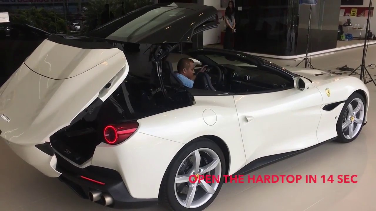 Ferrari Portofino to open retractable hardtop in 14 sec