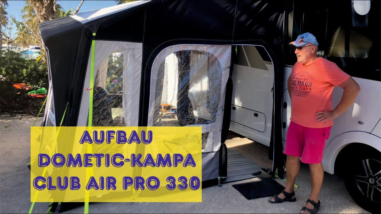 Aufbau Luft-Vorzelt Dometic-Kampa Club Air pro 330