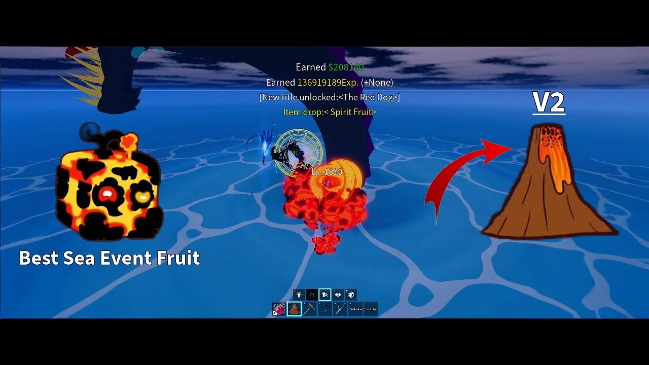 Full Awakening The Best Sea Event Fruit in Blox Fruit... Magma Fruit#bloxfurit #awakening #roblox