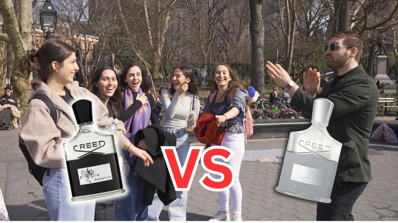 Creed Aventus против Creed Aventus Cologne (реакция женщин на битву ароматов)