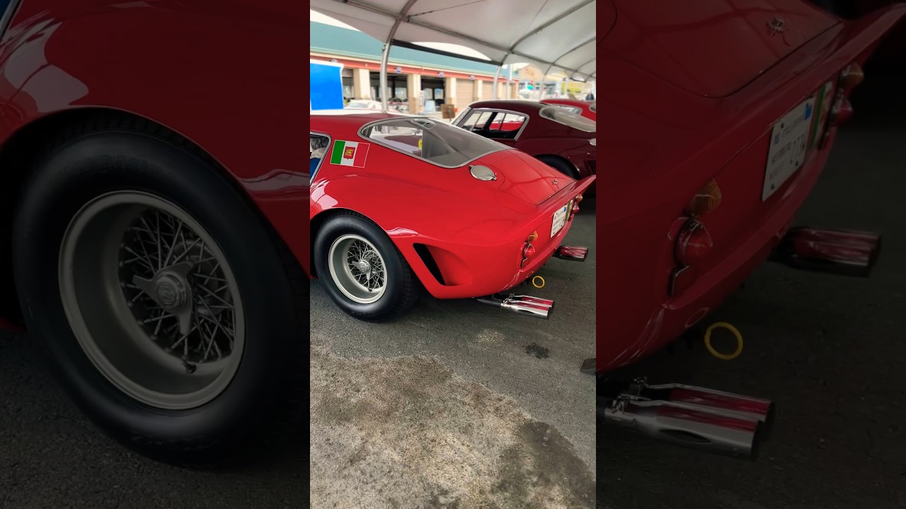 $50Millions Ferrari 250 GTO Loud exhaust at Races #shorts #youtubeshorts