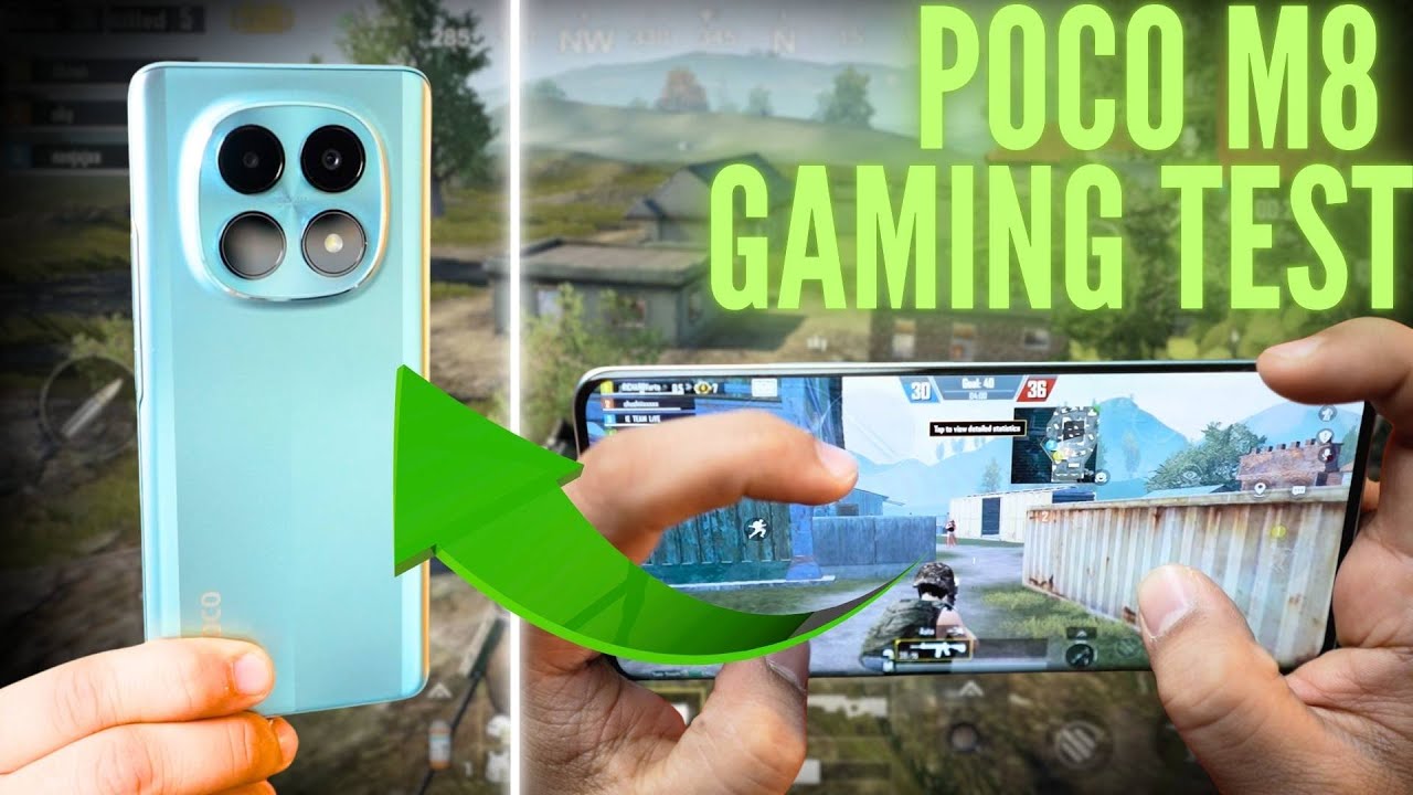 Тест производительности POCO M8 в играх после 1 часа работы | FPS, нагрев и разряд батареи