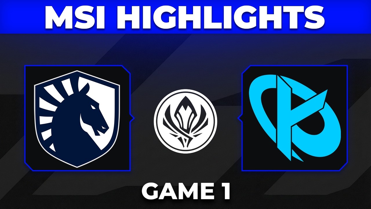 TL vs KC Game 1 Highlights | MSI 2026 Play-In | Team Liquid vs Karmine Corp