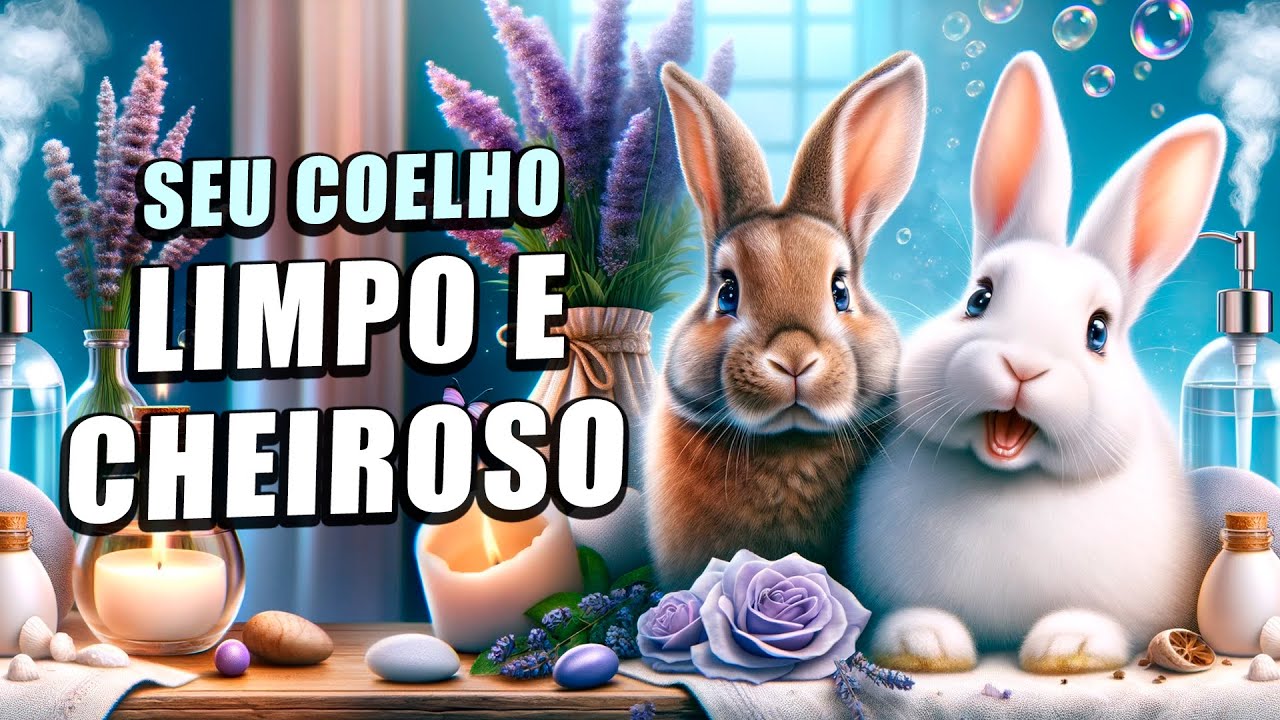 COMO DEIXAR SEU COELHO LIMPO E CHEIROSO?