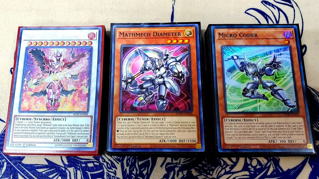 Mathmech Deck Profile Post Rise of the Duelist 2020 Mathmech Combo Yugioh