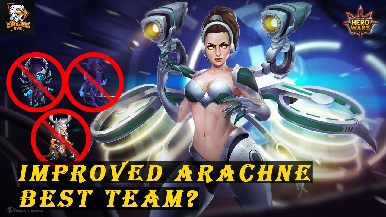 Arachne reworked best team 2021 | Test Battle | Hero Wars