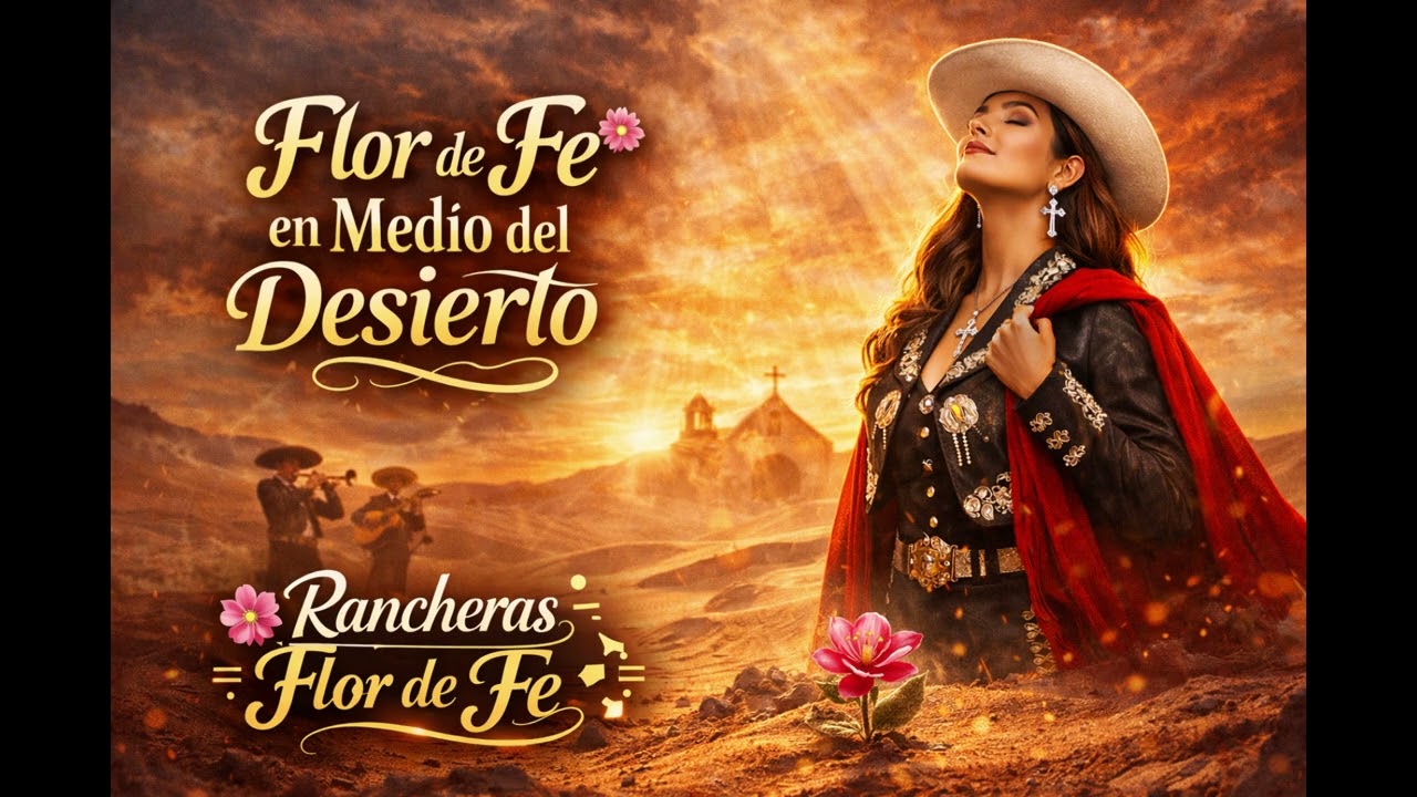 Flor de Fe en Medio del Desierto 🌸 | Ranchera Cristiana Femenina de Esperanza