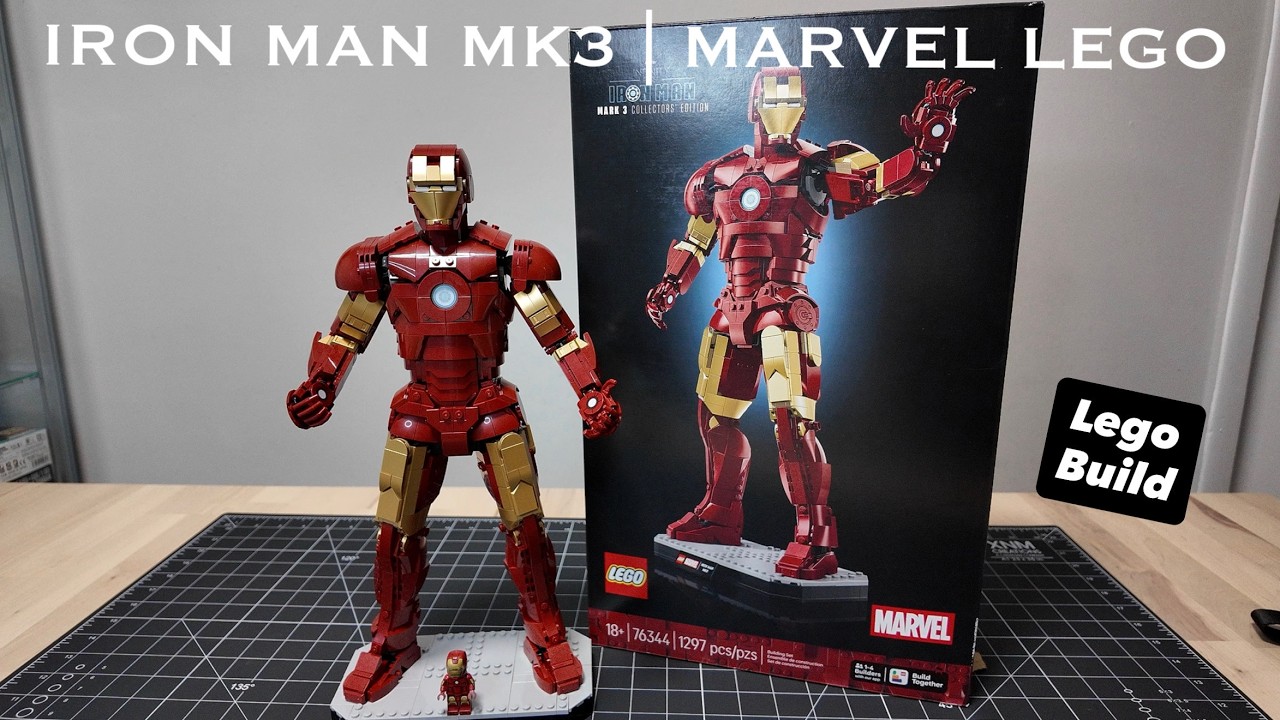 Took 6+ Hours To Build | Iron Man MK3 | Marvel Lego Set 76344