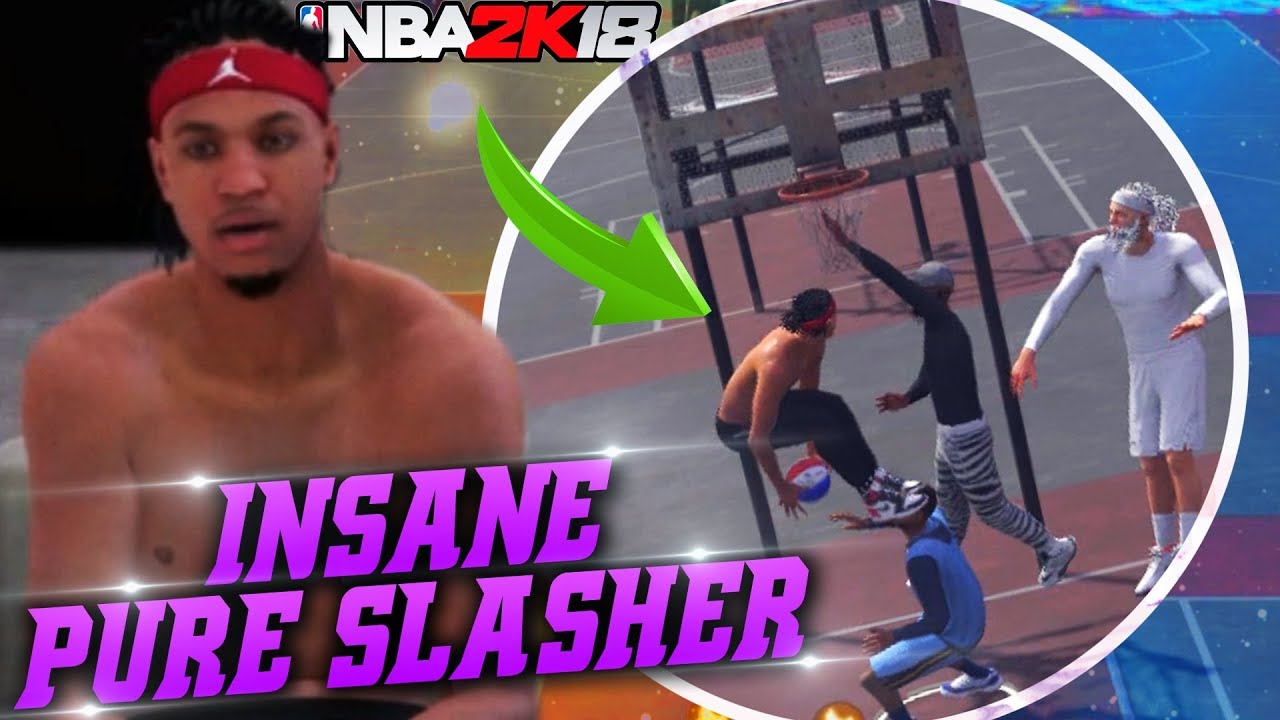 Pure Slasher Cheese! Contact Dunks, Crazy Oops, and Putback Dunks! NBA 2K18 MyPark Gameplay!