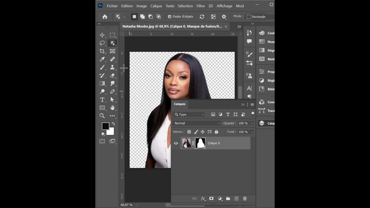 COMMENT SUPPRIMER L'ARRI&Egrave;RE PLAN SUR #PHOTOSHOP