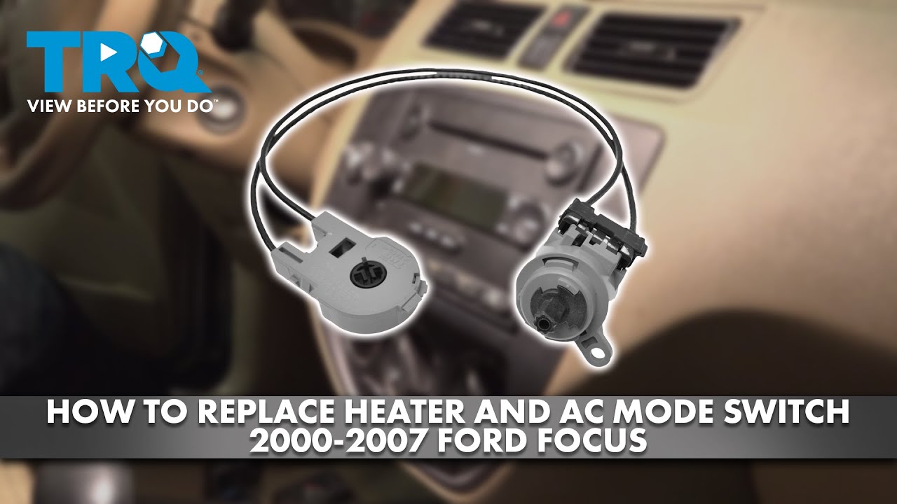 Как заменить переключатель режима обогревателя и кондиционера на Ford Focus 2000-2007