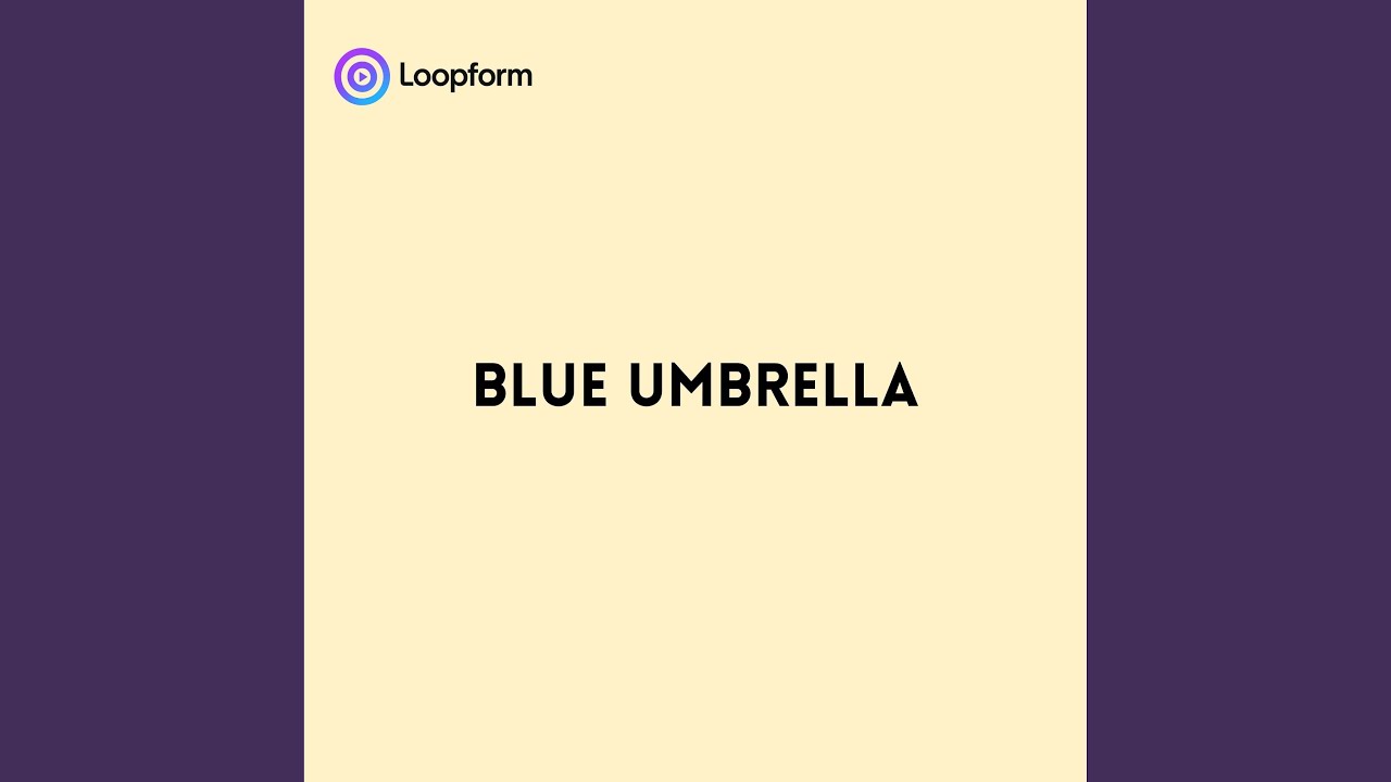 Blue Umbrella