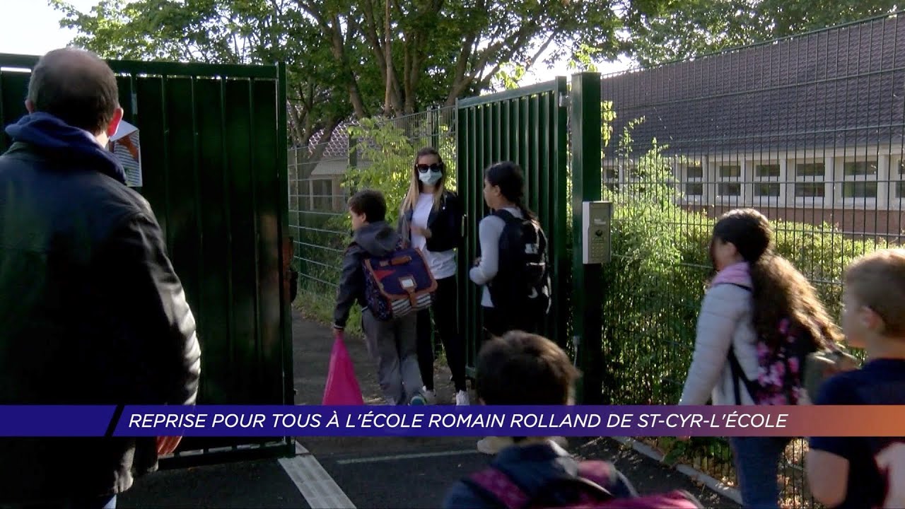 Reprise pour tous à l'école Romain Rolland de Saint-Cyr-l'École