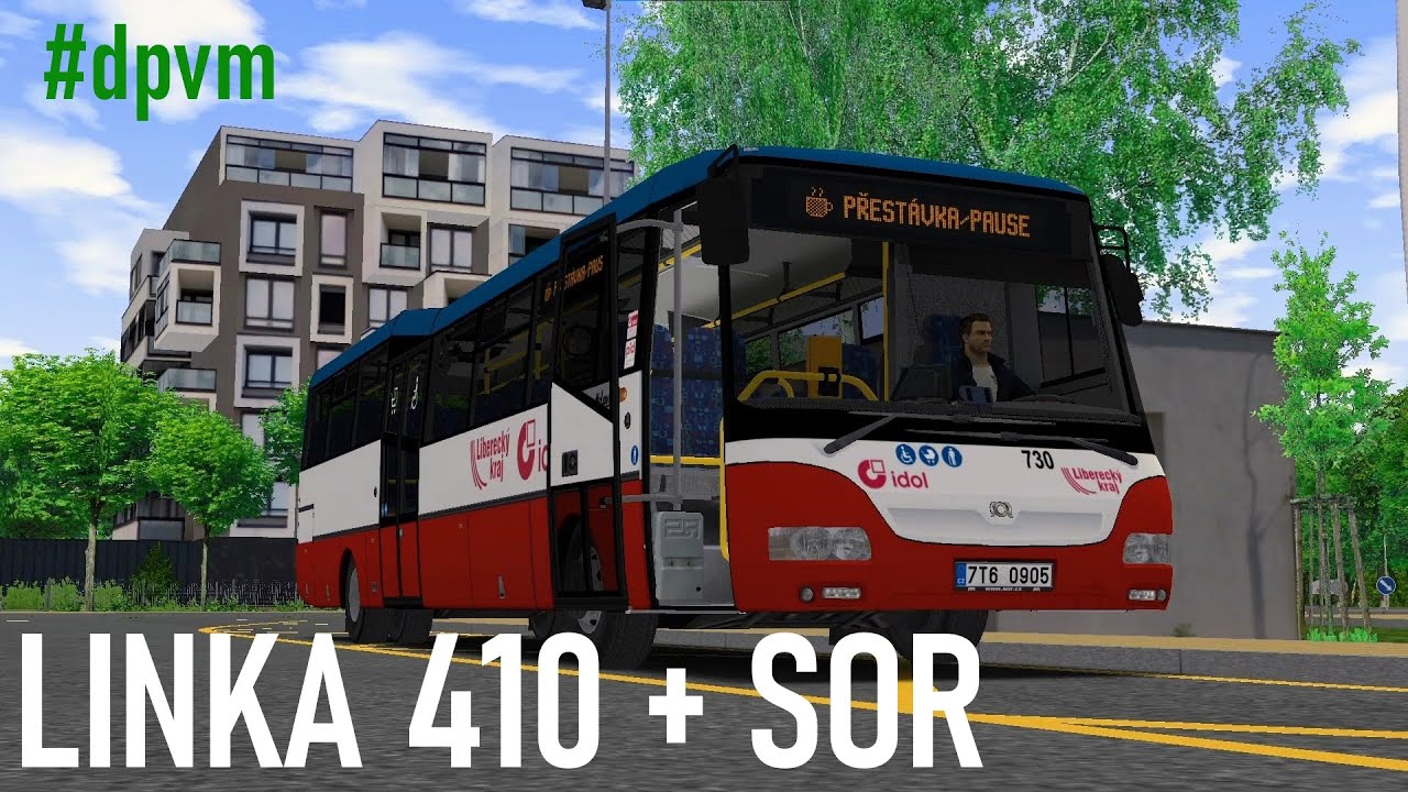 KOMENTOVANÁ LINKA 410 SE SORKOU | #dpvm Novoborsko |