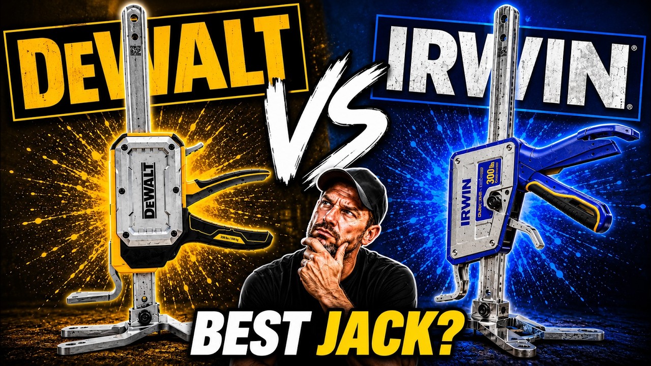 Battle of the Jacks: DEWALT vs. IRWIN Construction Jack Review!