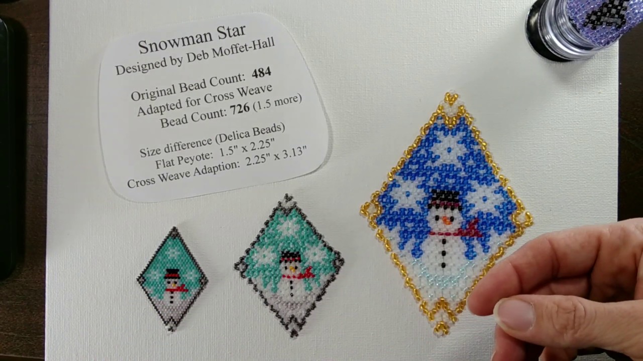 Peyote to Cross Weave Comparisons