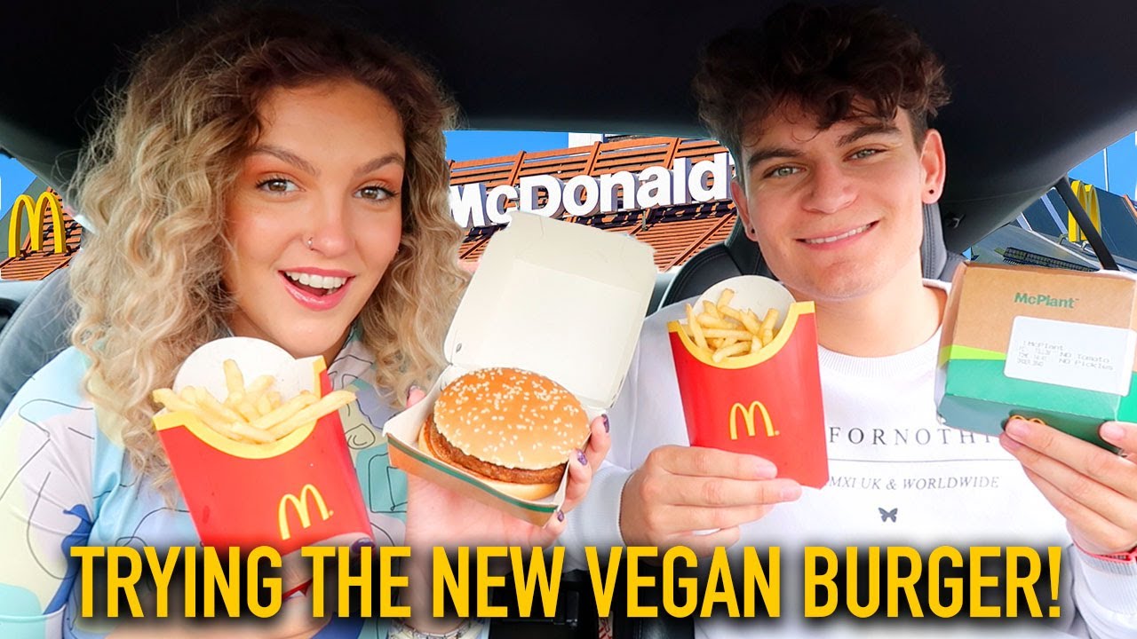 Trying The New McDonald’s Vegan Burger 🍔 🌱*MukBang*
