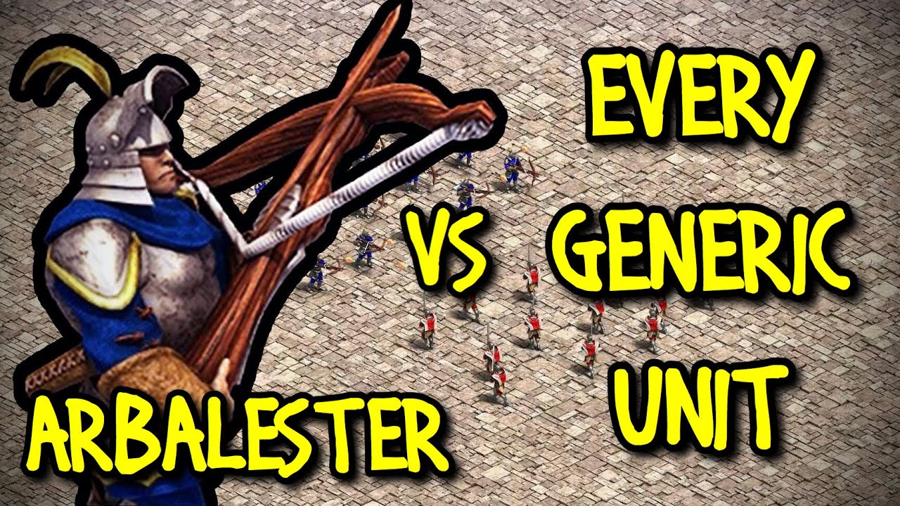 ARBALESTER vs EVERY GENERIC UNIT | AoE II: Definitive Edition