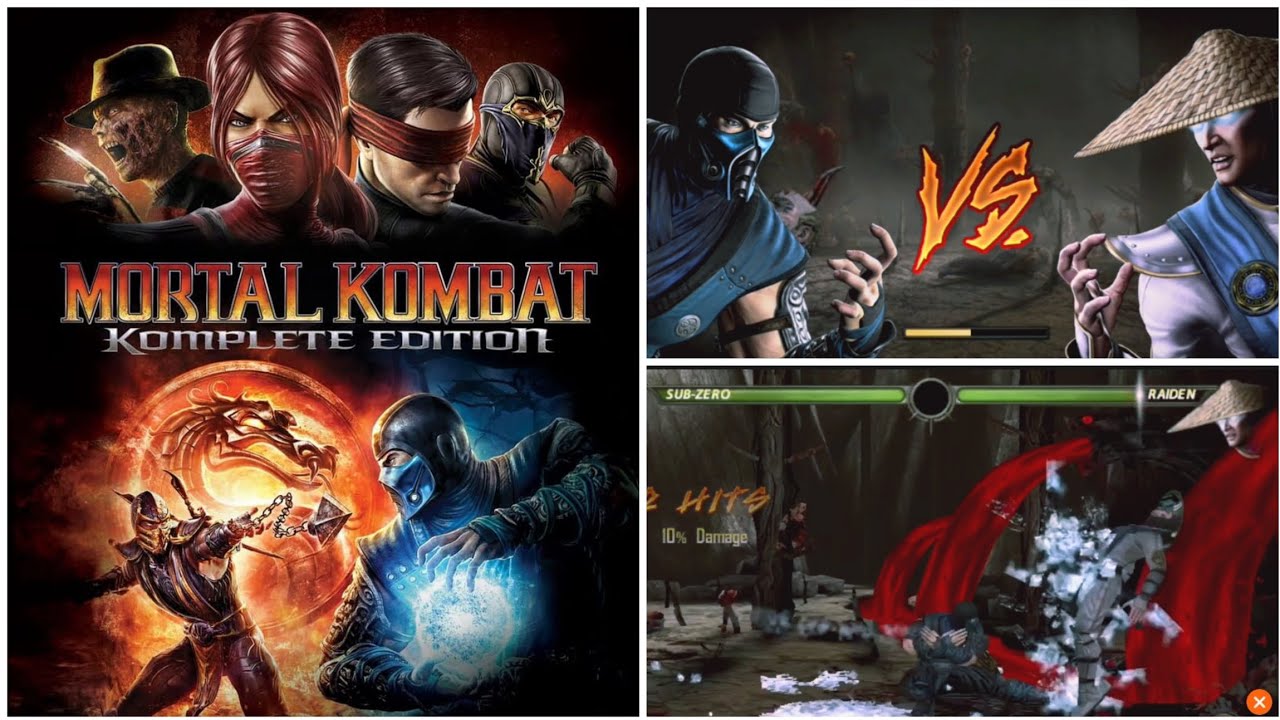 | SUB - ZERO | VS | RAIDEN | GAMEPLAY | MORTAL KOMBAT  | PS VITA | VITA3K  |
