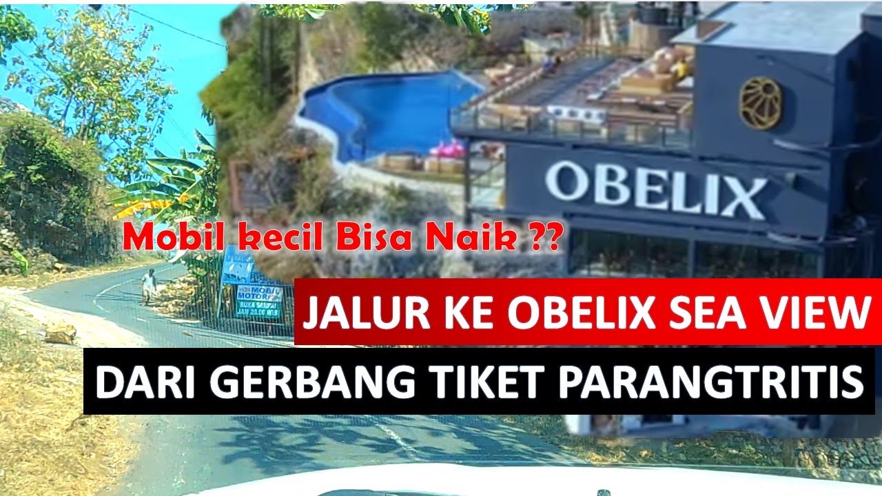 Jalur Obelix Sea View dari Gerbang Tiket ParangTritis | Mobil Kecil Waspada saat naik dijalur ini !!