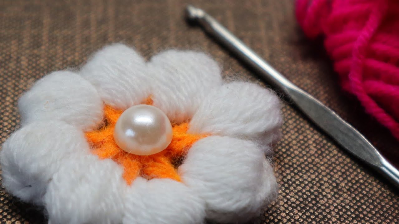 How to Crochet Puff Flower / Crochet Flower Easy