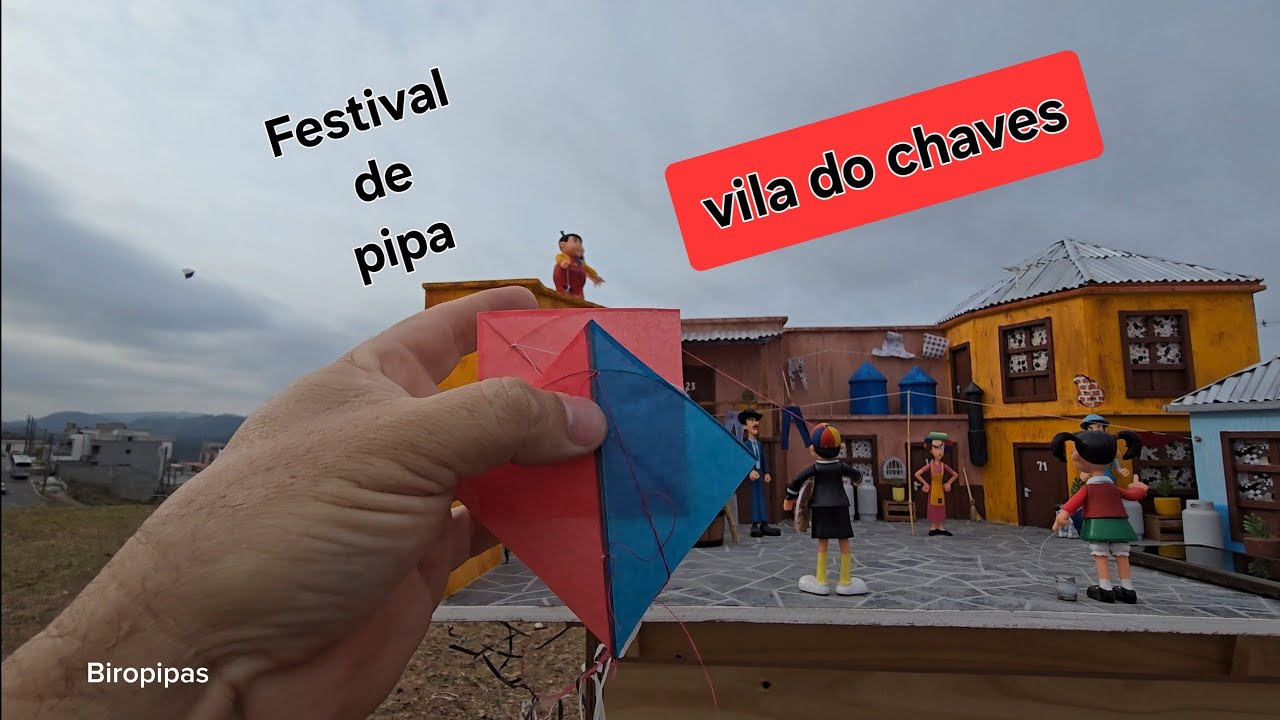Mini combate de pipas na vila do chaves