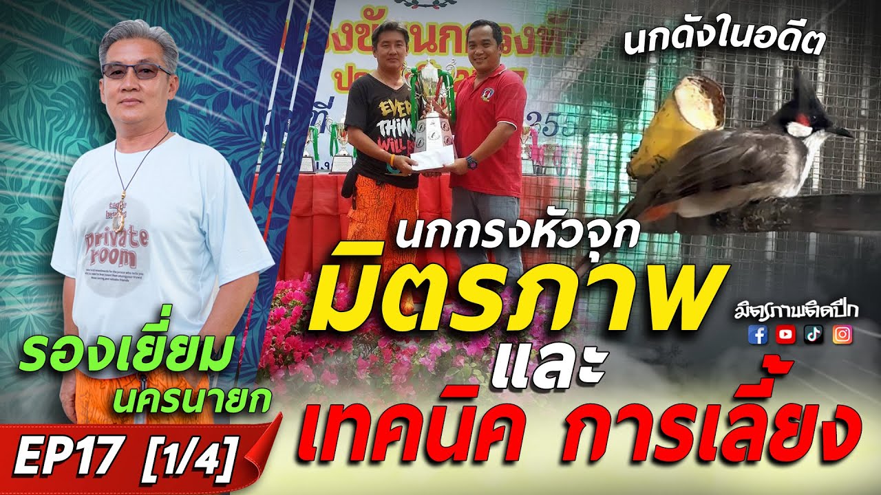 ชายผู้เลี้ยงนกด้วยความรักและทุ่มเท l ผลักดัน,กำหนดกติกา นกกรงหัวจุกแฟนซี l เยี่ยม นครนายก EP17[1/4]