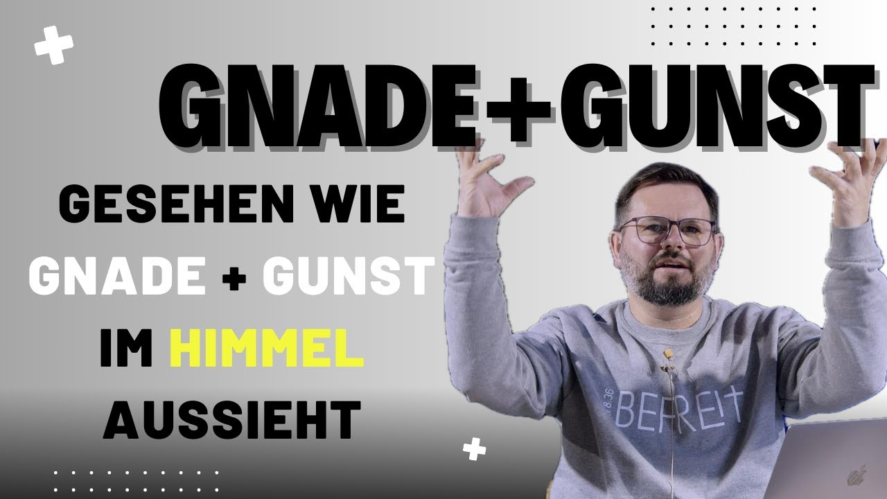 Ich war im Himmel und sah GNADE + GUNST als Feuerflammen regnen | Sorgen verhindern es... Bernardo S