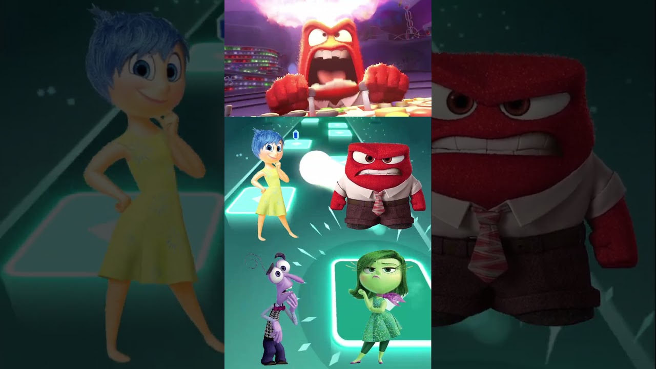 Inside Out &ndash; Joy 🆚 Anger 🆚 Fear🆚 Disgust &ndash; Tiles Hop EDM Rush