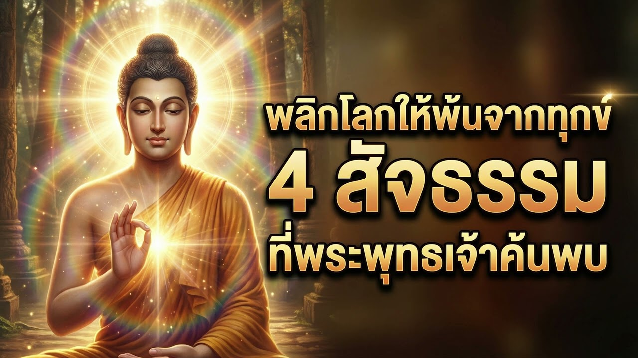 4 สัจธรรมที่พระพุทธเจ้าค้นพบ    พลิกโลกให้พ้นจากทุกข์ | แสงแห่งธรรม