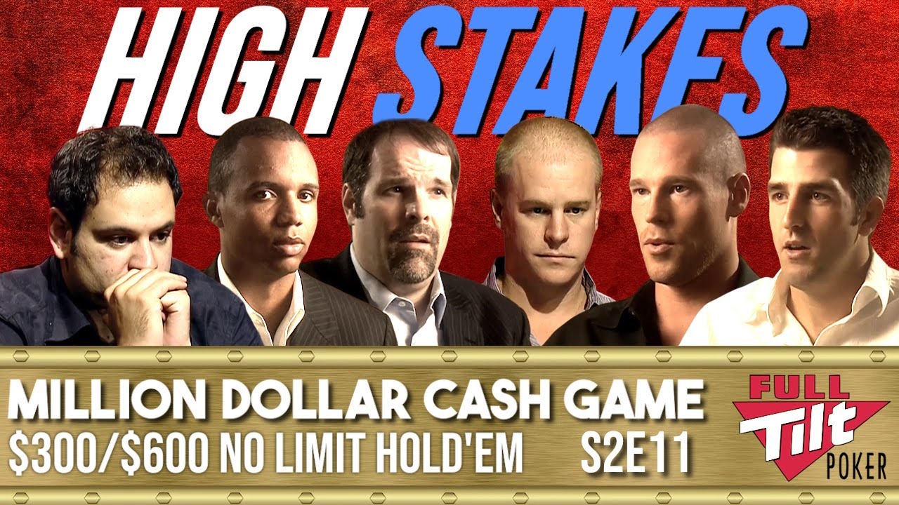 MILLION DOLLAR CASH GAME $300/$600 HIGH STAKES (Tony G, Antonius, Phil Ivey) S2E11