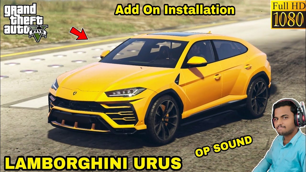 GTA 5 : HOW TO INSTALL LAMBORGHINI URUS SUV MOD🔥🔥🔥